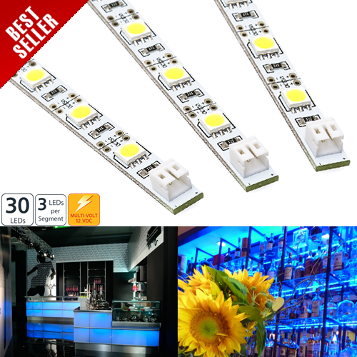 RL-5050SMDX3 series Narrow Rigid Light Bar w/ High Power 3-Chip LEDs